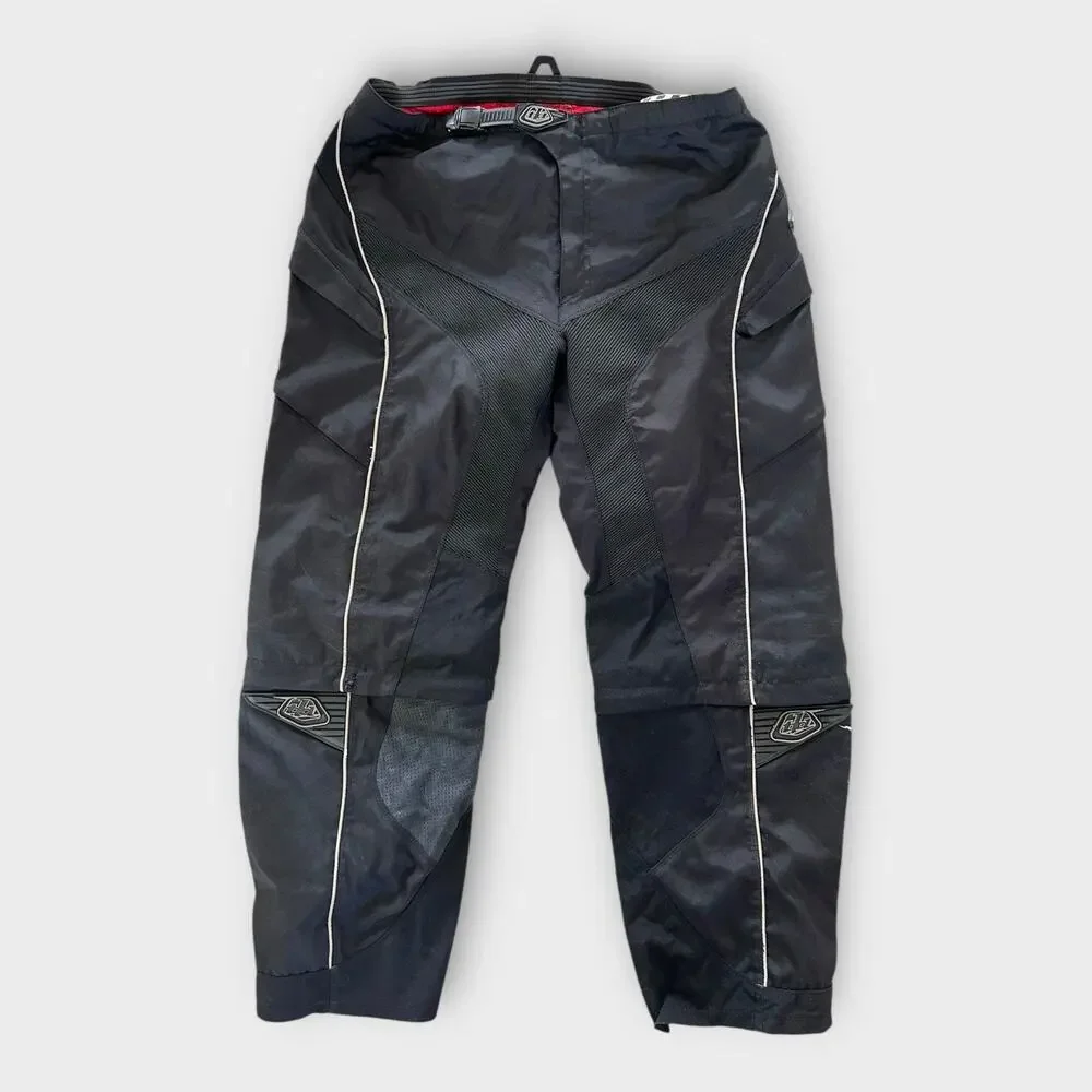 Troy Lee Designs REV Motocross Riding Pants Mens 38 Black Mesh Lined MX ATV